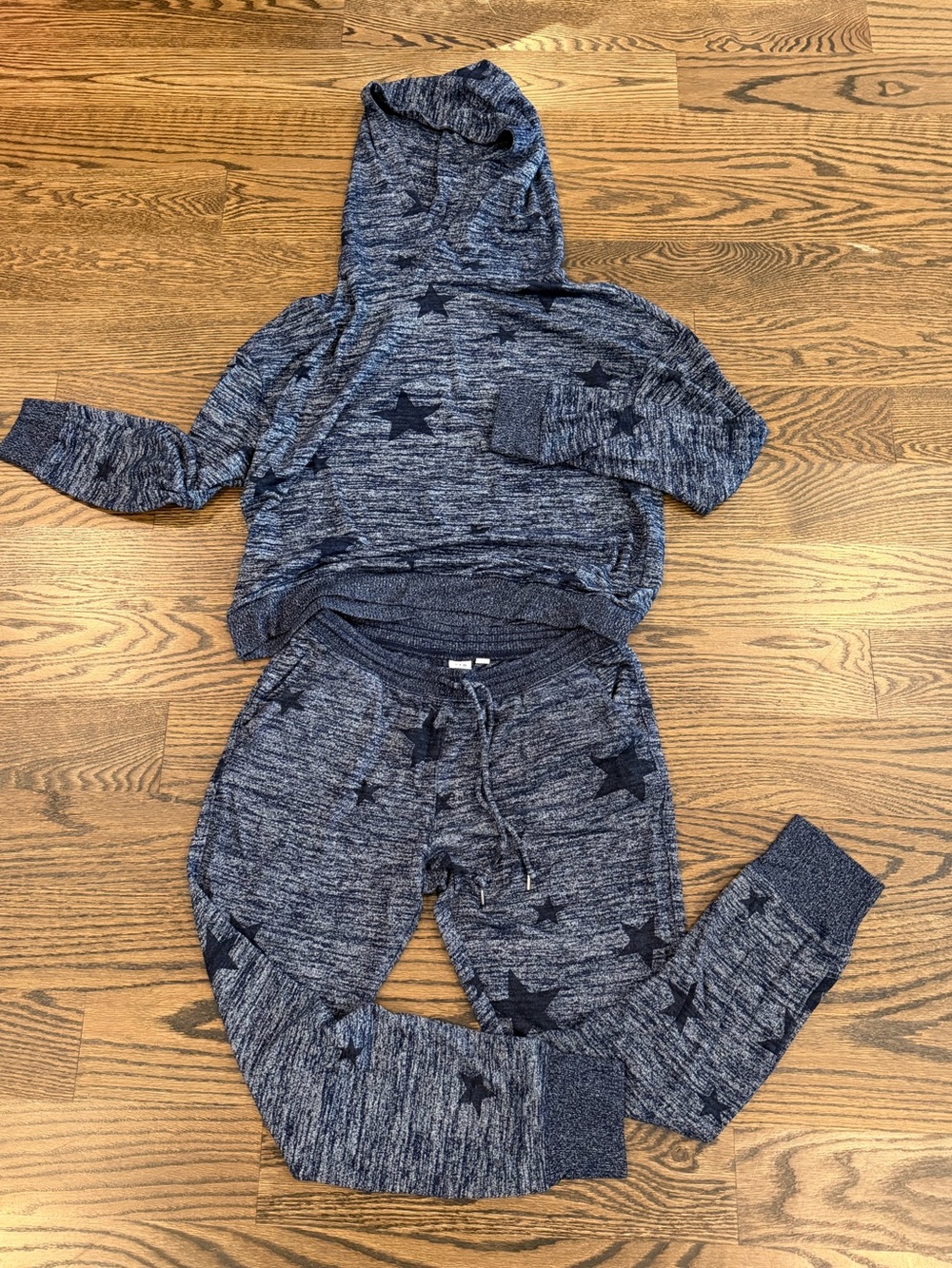 GAP Women’s Navy Heathered Knit lounge set